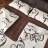 3 Pościel z wełny Camel Ciemny + Kaszmir Szlachecki 240x200 + Podkład wełniany