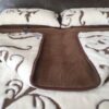30 Pościel z wełny Camel Ciemny + Kaszmir Szlachecki 240x200 + Podkład wełniany