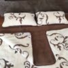 32 Pościel z wełny Camel Ciemny + Kaszmir Szlachecki 240x200 + Podkład wełniany