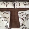5 Pościel z wełny Camel Ciemny + Kaszmir Szlachecki 240x200 + Podkład wełniany