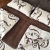 6 Pościel z wełny Camel Ciemny + Kaszmir Szlachecki 240x200 + Podkład wełniany