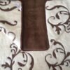8 Pościel z wełny Camel Ciemny + Kaszmir Szlachecki 240x200 + Podkład wełniany