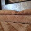 Pościel wełniana Camel z wełny wielbłądziej Pasy 180x200 + Materac wełniany
