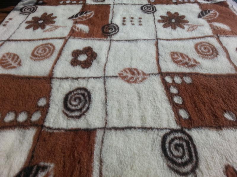 6 Koc wełniany Merynos Jesień 140x200
