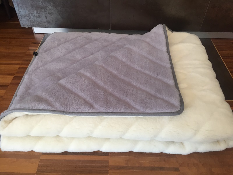 Kołdra z wełny Alpaki Alpina Pasy Kaszmir Pasy 160x200