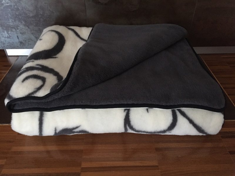 Kołdra z wełny Alpaki Graffit + Kaszmir Orient 160x200