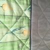 Kołdra z wełny Alpaki Silver Satyna Żółte Tulipany 180x200