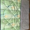 9 Kołdra z wełny Alpaki Silver Satyna Żółte Tulipany 180x200