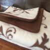 12 Kołdra z wełny Camel Ciemny + Kaszmir Szlachecki 200x200