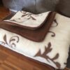 15 Kołdra z wełny Camel Ciemny + Kaszmir Szlachecki 200x200