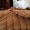 Kołdra wełniana Camel z wełny wielbłądziej Pasy 200x200