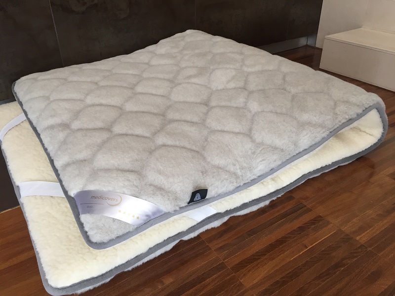 Materac z wełny Alpaki Silver Caro + Merynos Tumbler 200x200