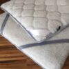 10 Materac z wełny Alpaki Silver Caro + Alpaka Gładka 120x200