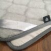 1 Podkład z wełny Alpaki Silver Caro 120x200