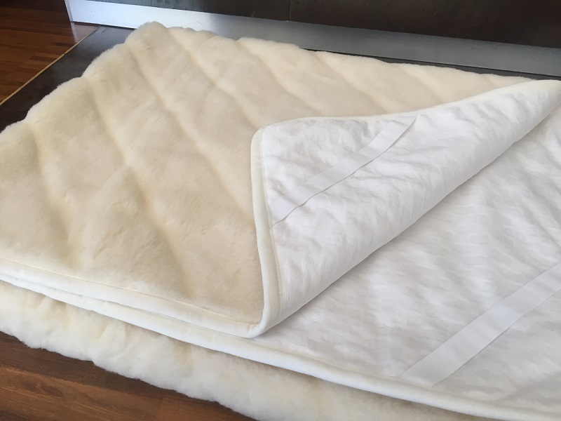 Podkład z wełny Kaszmir Lux Pasy 140x200