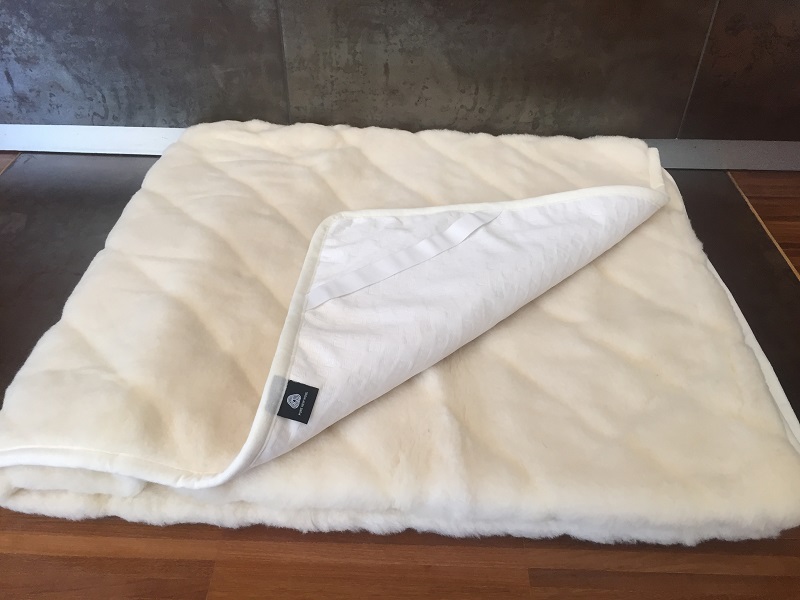 Podkład z wełny Kaszmir Lux Pasy 140x200