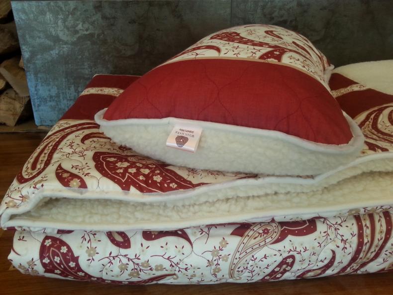 14 Poduszka wełniana Merynos Tumbler Turecki 45x75